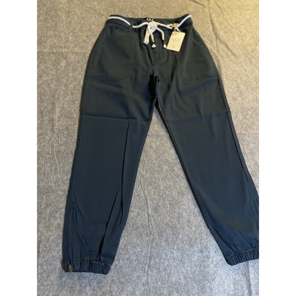 L.T.J. Letter To Juliet LA Joggers Pants Woman M Drawstring Waist NWT Athleisure
